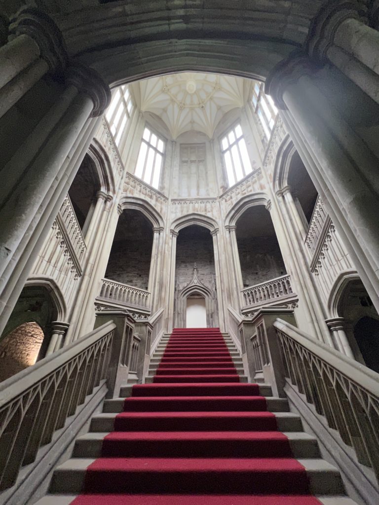 staircase within Margam Castle